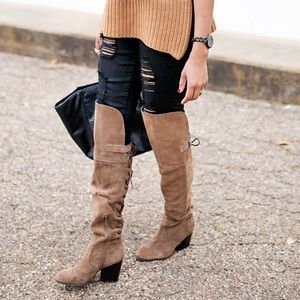 Circus by SAM Edelman OTK Suede lace up boot